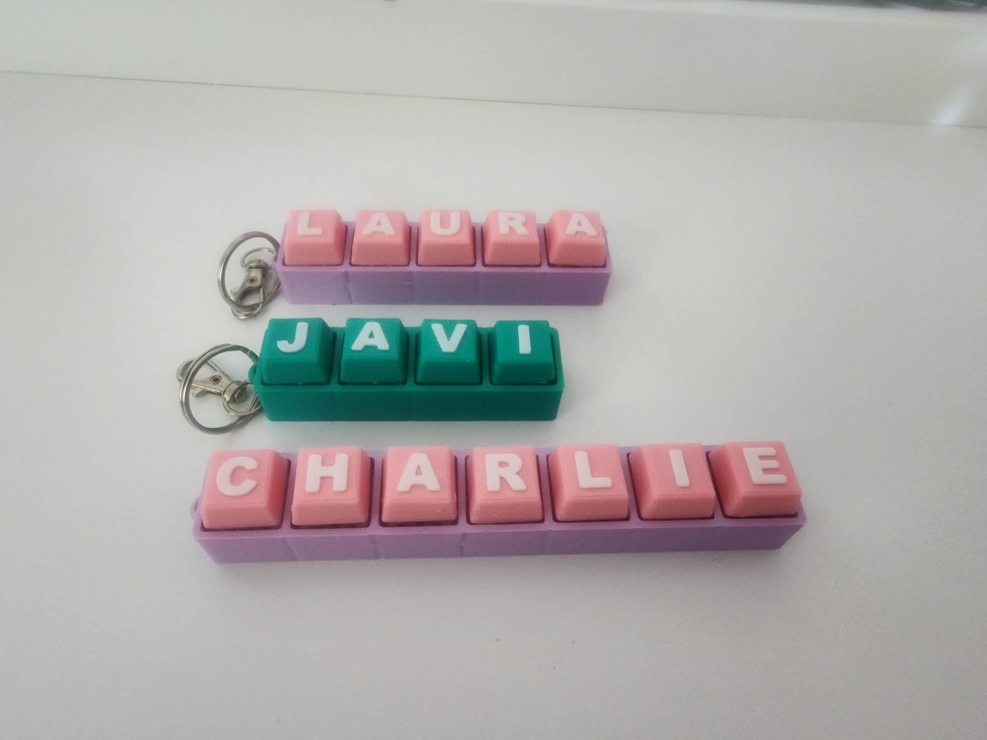 Name Keycap Keyring