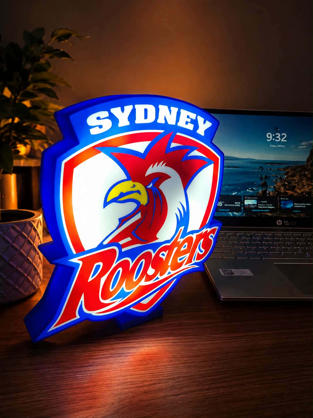 Sydney Roosters Light Box