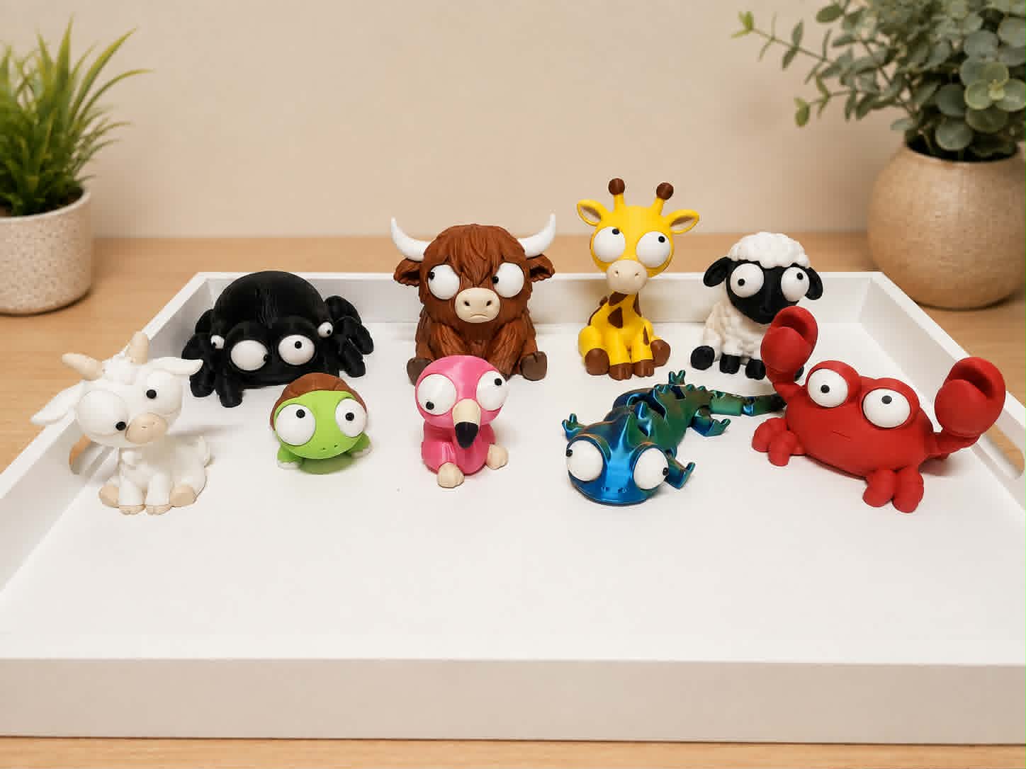Googly Eye Animal Figurines