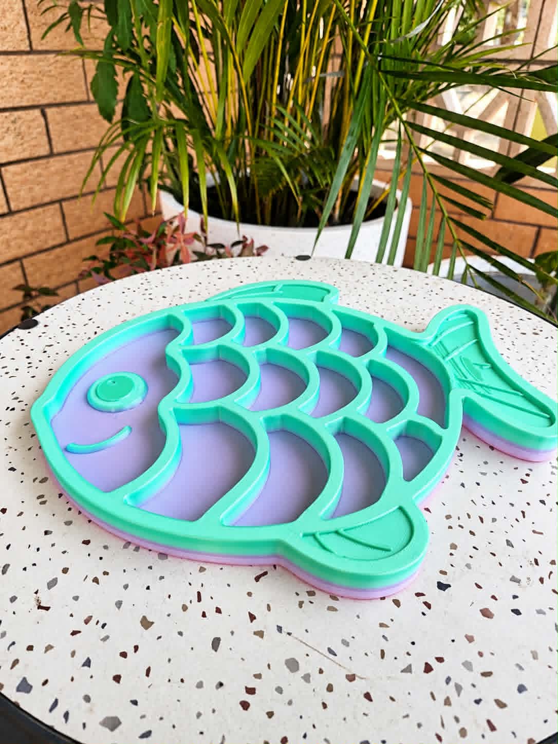Rainbow Fish Sensory Tray